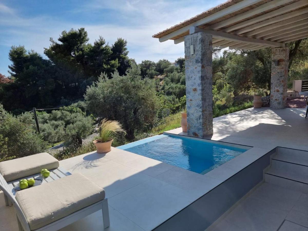 Stone Build Suite With Private Pool Kolios Ngoại thất bức ảnh